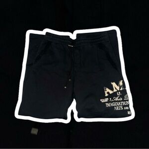 AMIRI Black Joggers with Patch Embroidery